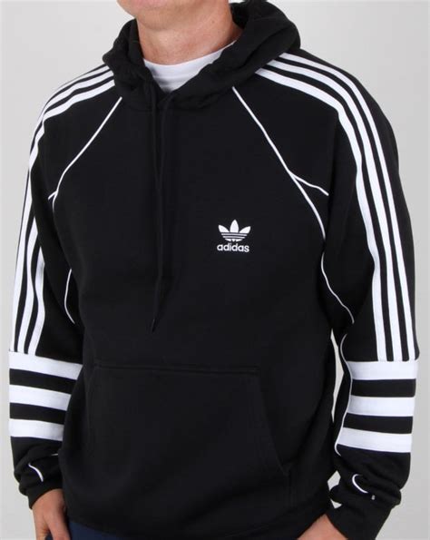 adidas schwarzer hoodie herren|Schwarze adidas Sweatshirts & Hoodies für Herren online .